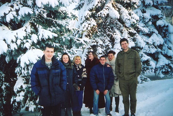 Оказывается и в Одессе бывает снегопад. 31 января - 2 февраля 2003. [74 Kb]