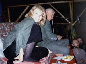 Ужгород 1996 год. Лама Оле Нидал и его жена Ханна